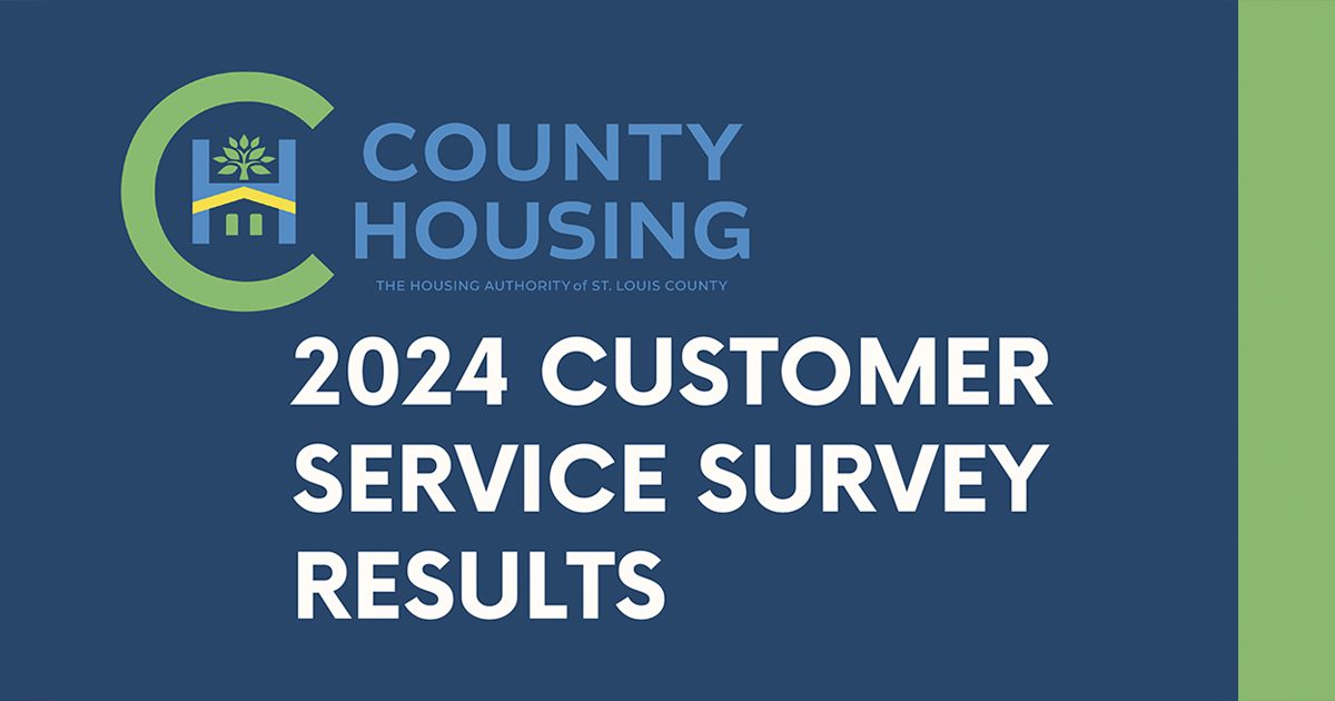 County Housing 2024 Customer Service Survey Results